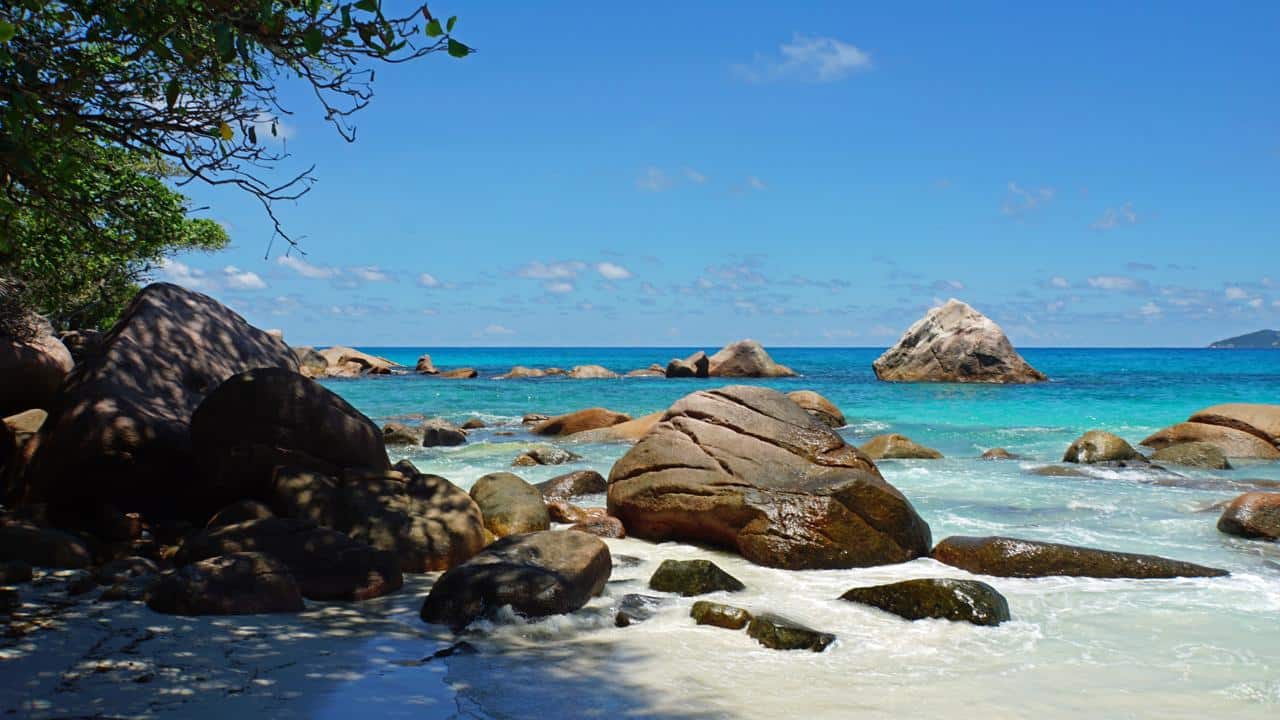 Anse Lazio beach in the Seychelles is ranked sixth in the TripAdvisor ...