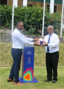 Bola oficial Copa do Mundo de Beach Soccer Seychelles